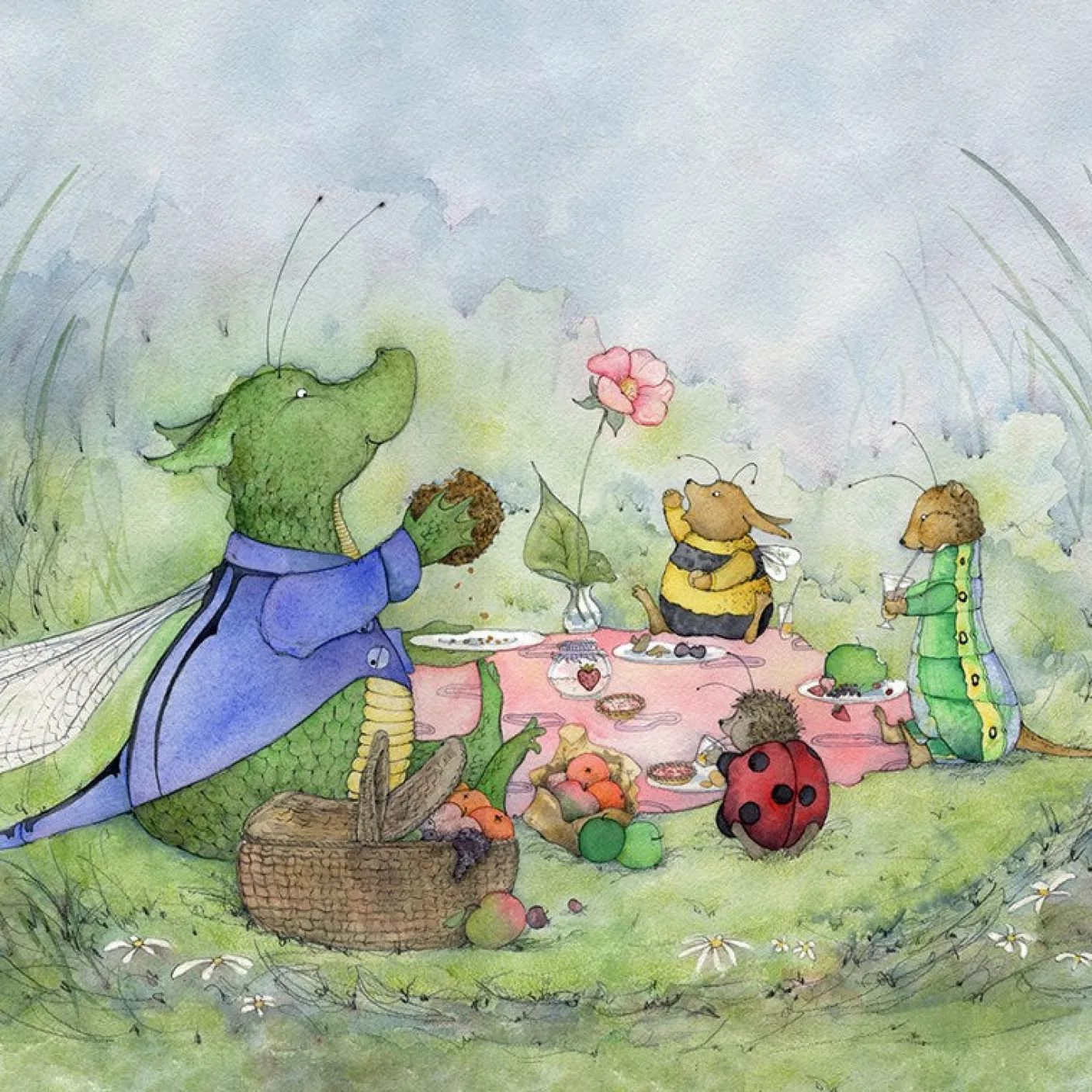 Summer Fields Greeting Card