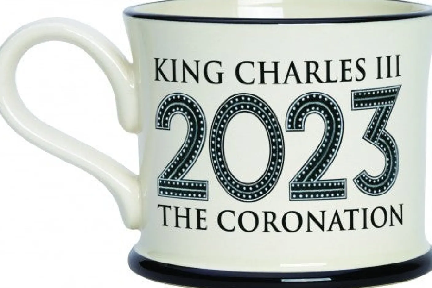 King Charles III Coronation Mug by Moorland Pottery