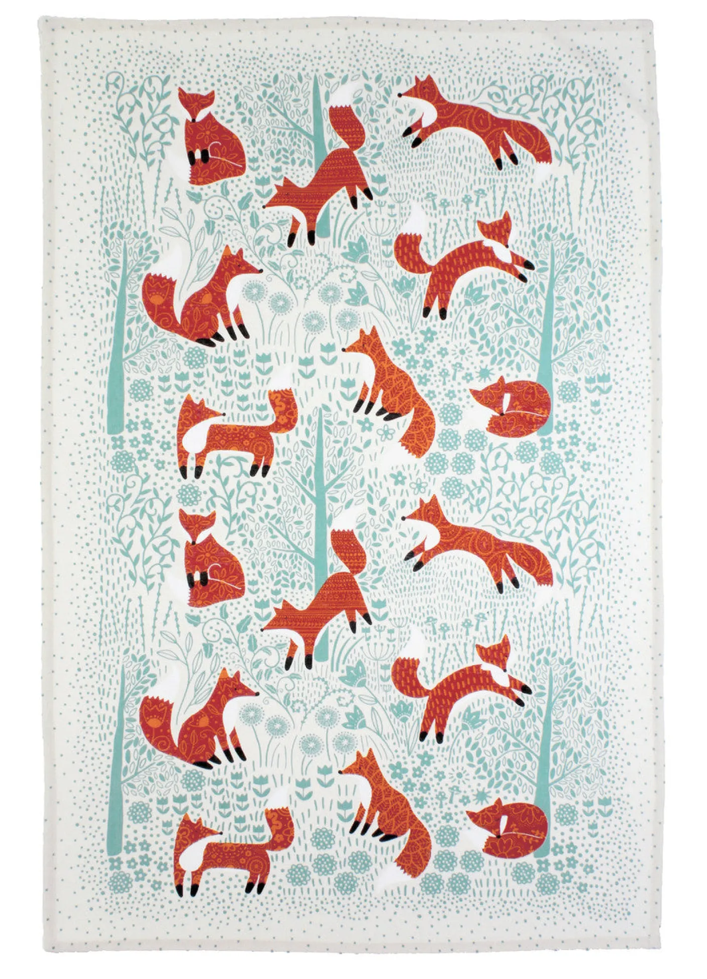 Foraging Fox Cotton Tea Towel