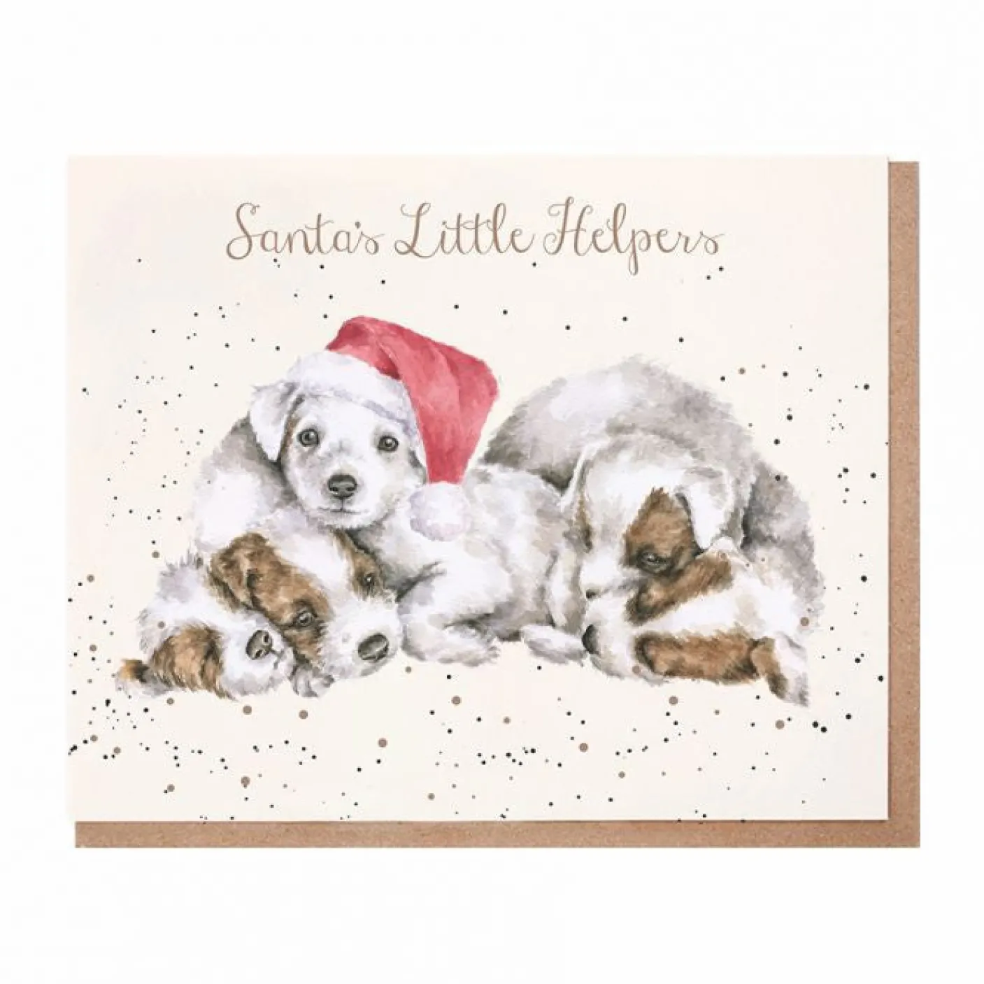 'Santa's Little Helpers' Christmas Greetings Card