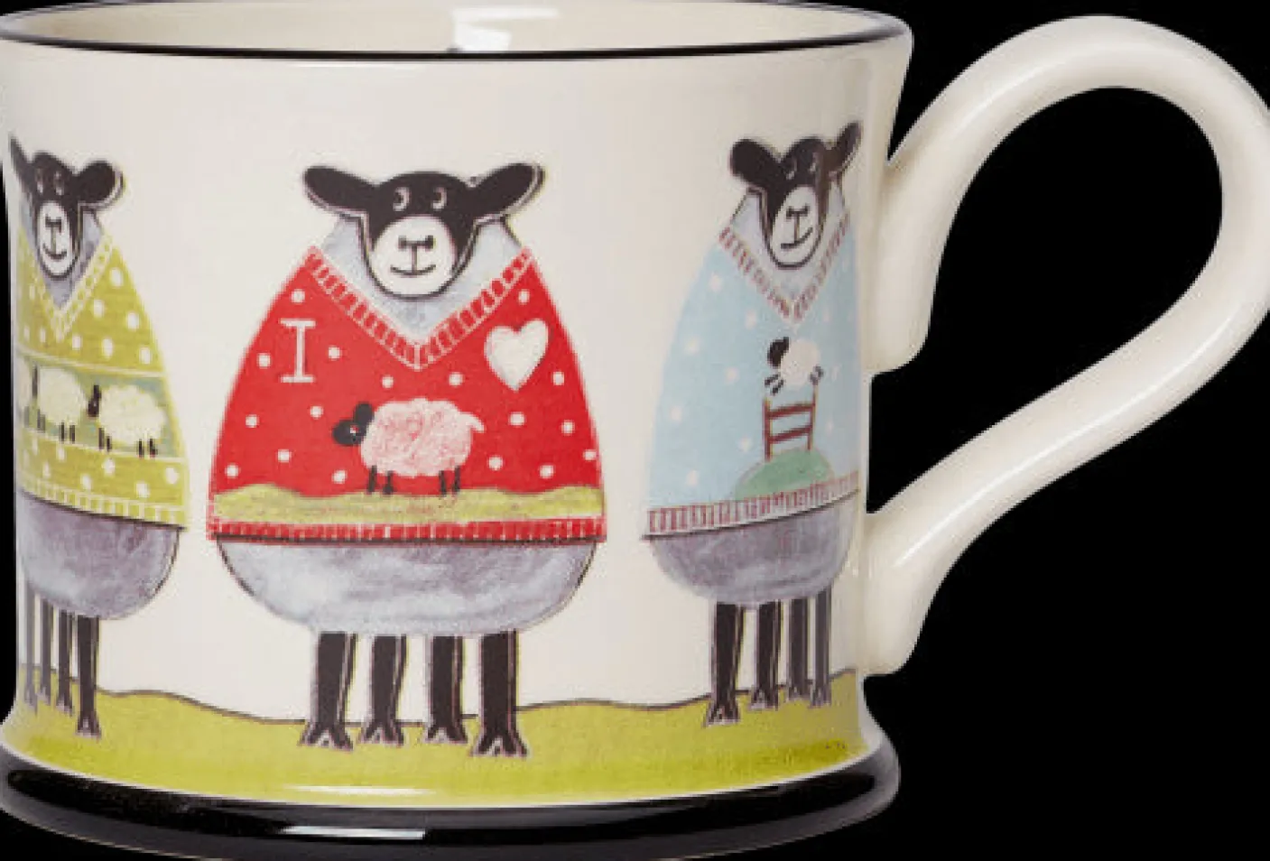 Woolly Jumpers Mug by Moorland Pottery