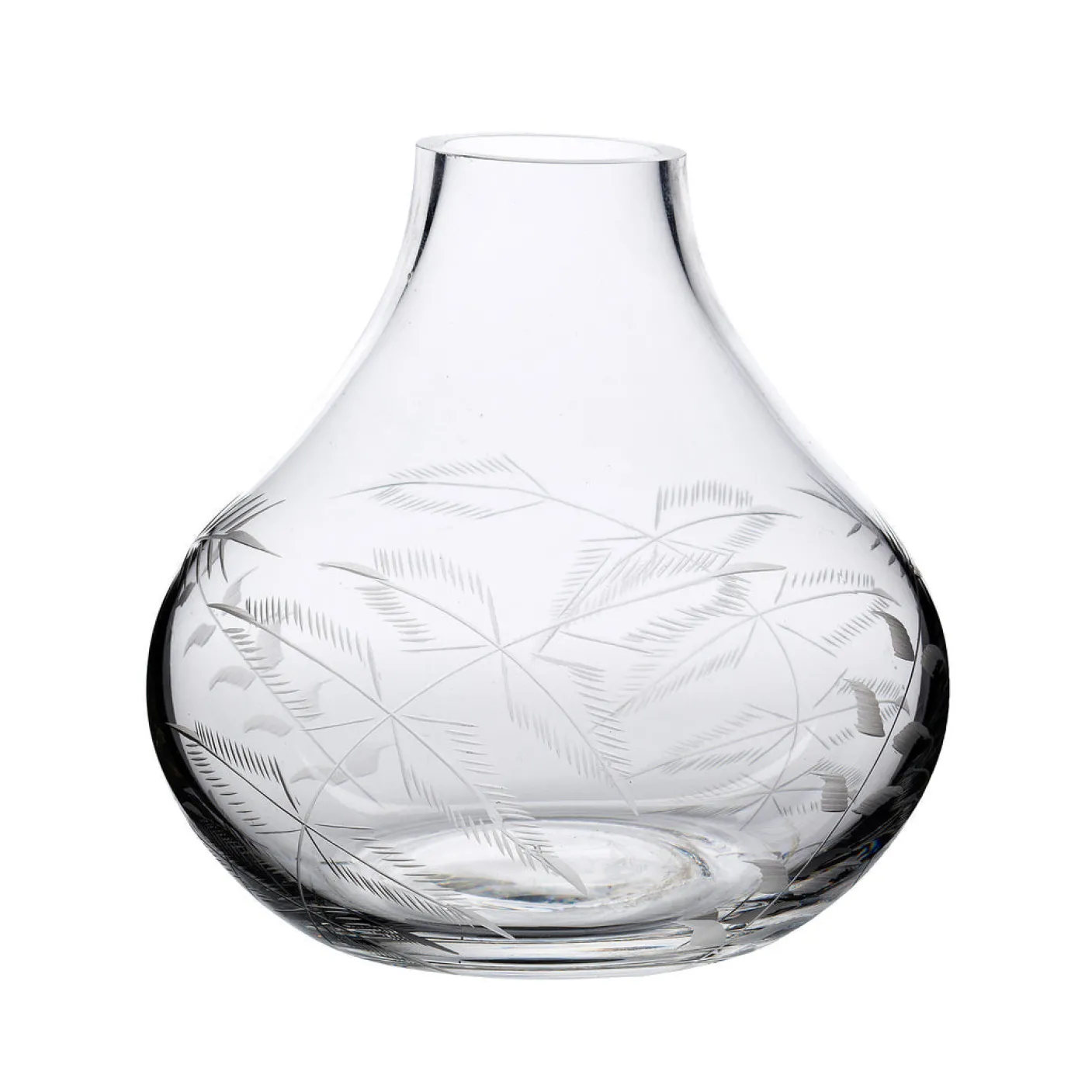 Vase with Fern Design by The Vintage List