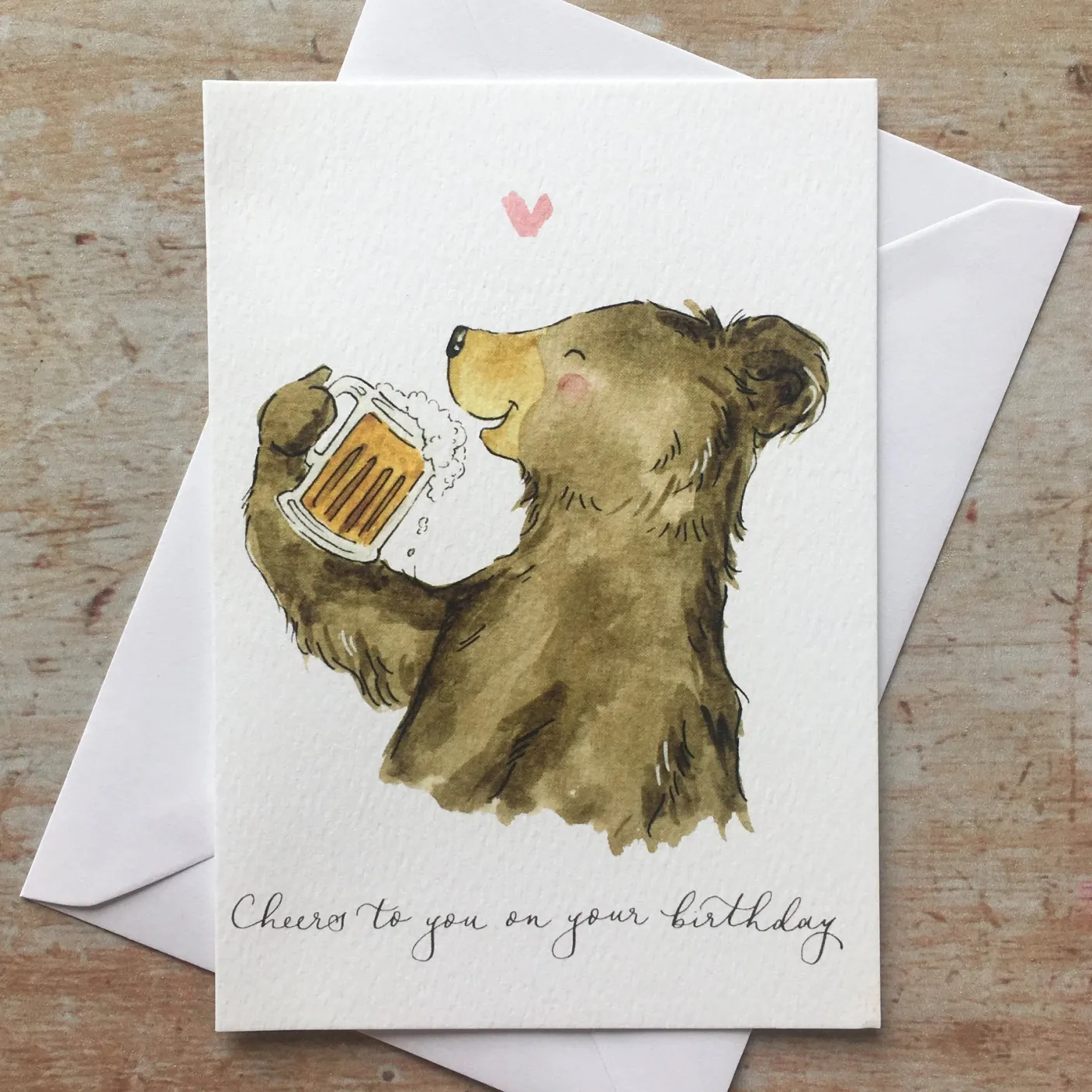 Cheers to You on Your Birthday Greeting Card