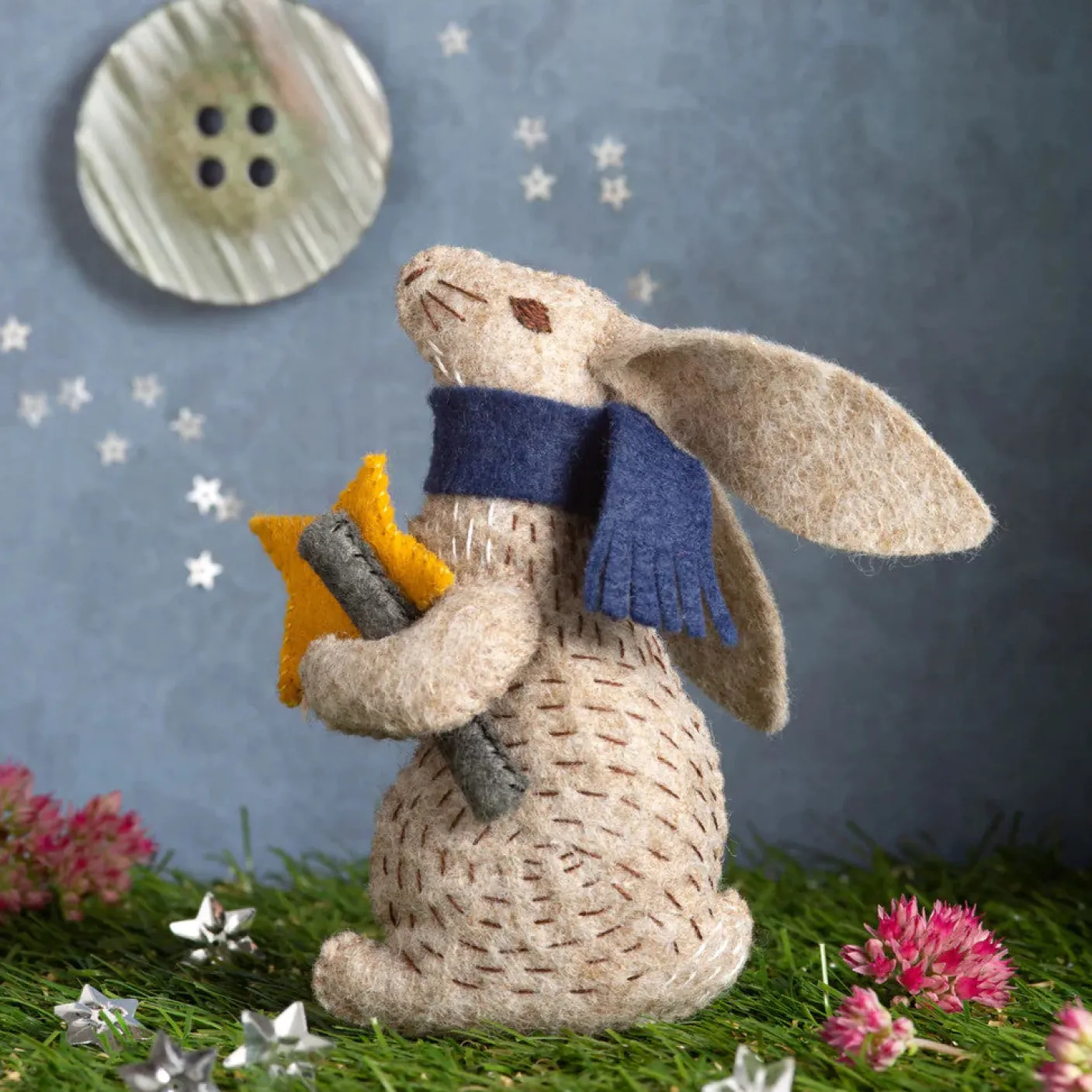 Prof. Hare, Stargazer Wool Mix Felt Craft Kit
