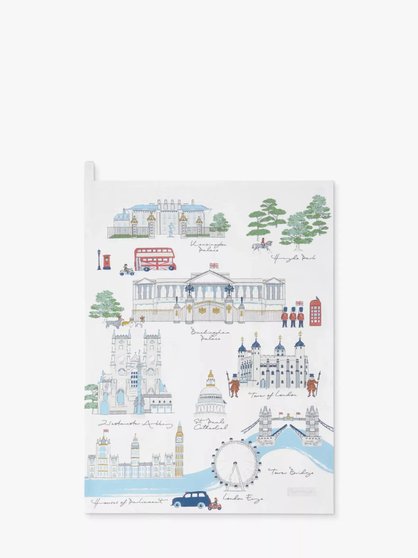 London Scene Tea Towel