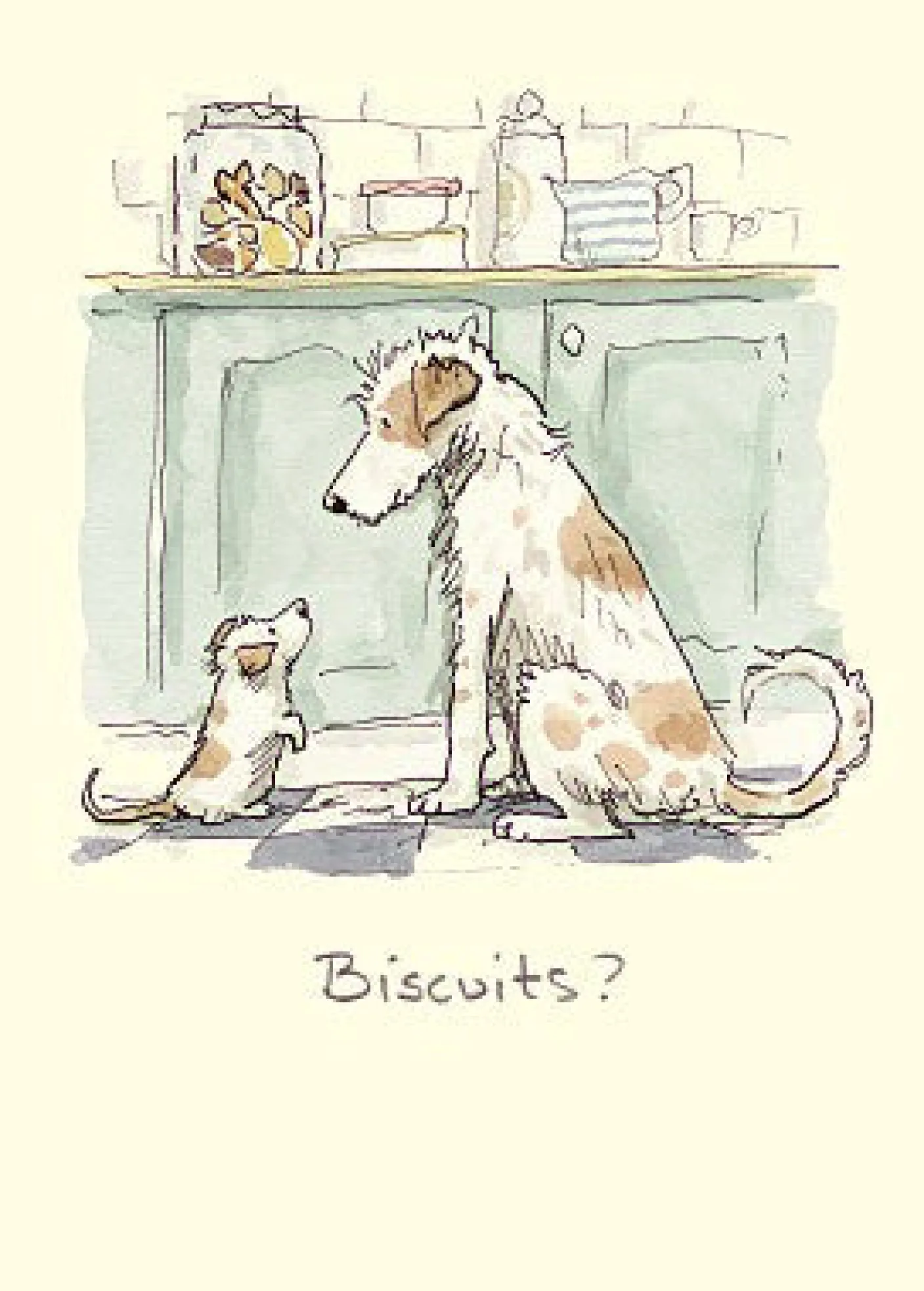 Biscuits? Greetings Card