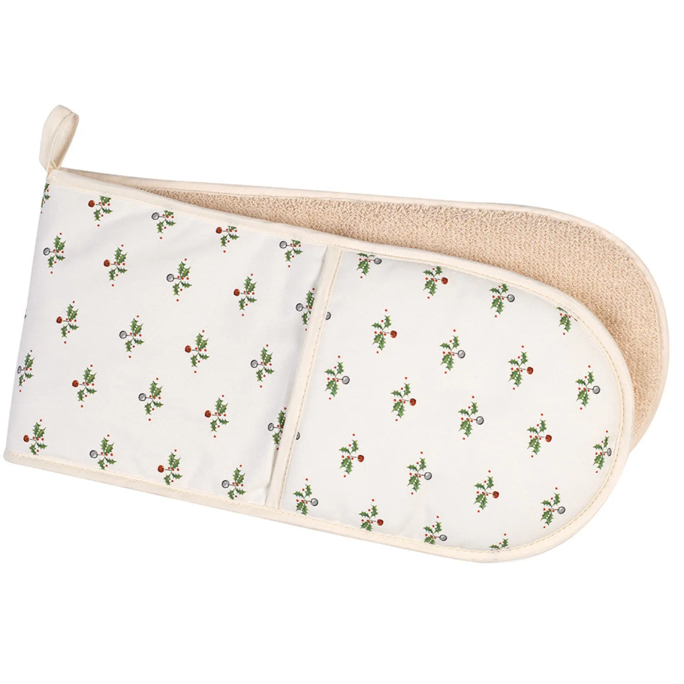 Holly and Berry Double Oven Glove