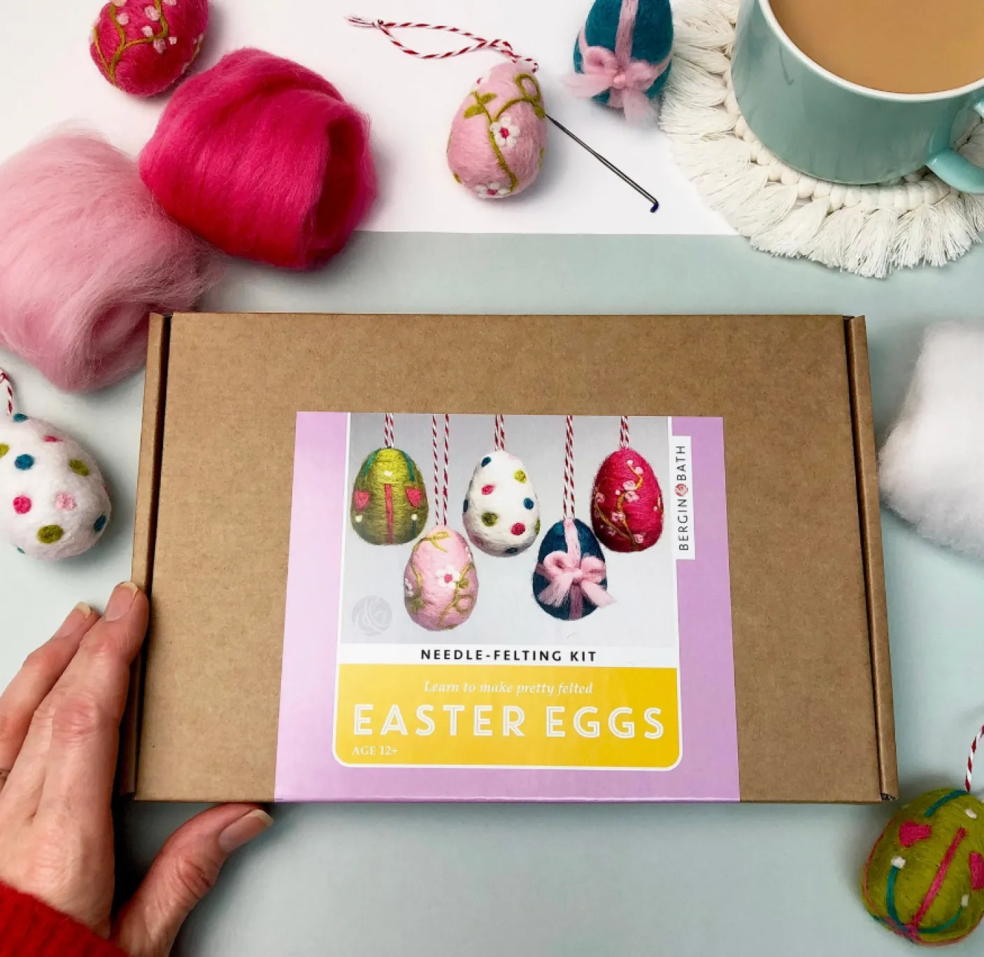 Easter Eggs Needle Felting Kit