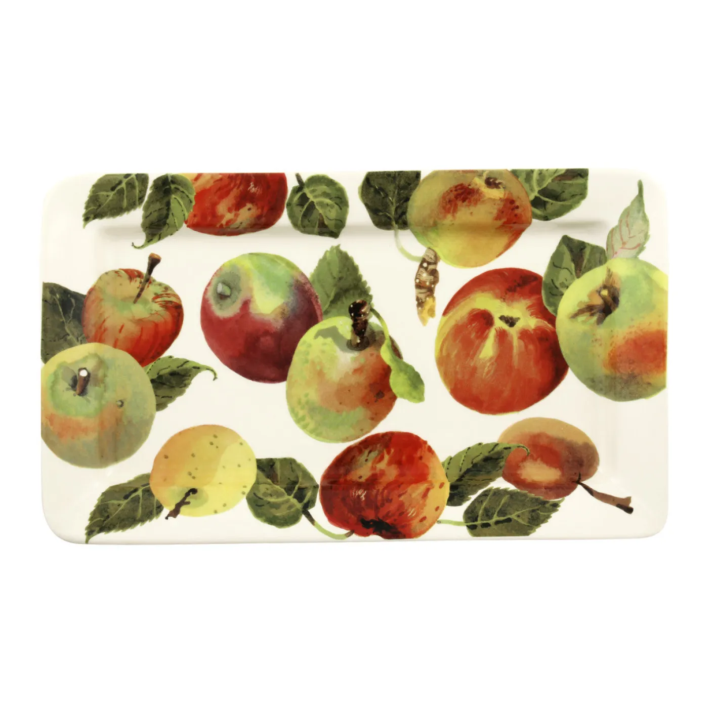Vegetable Garden Apples Medium Oblong Plate