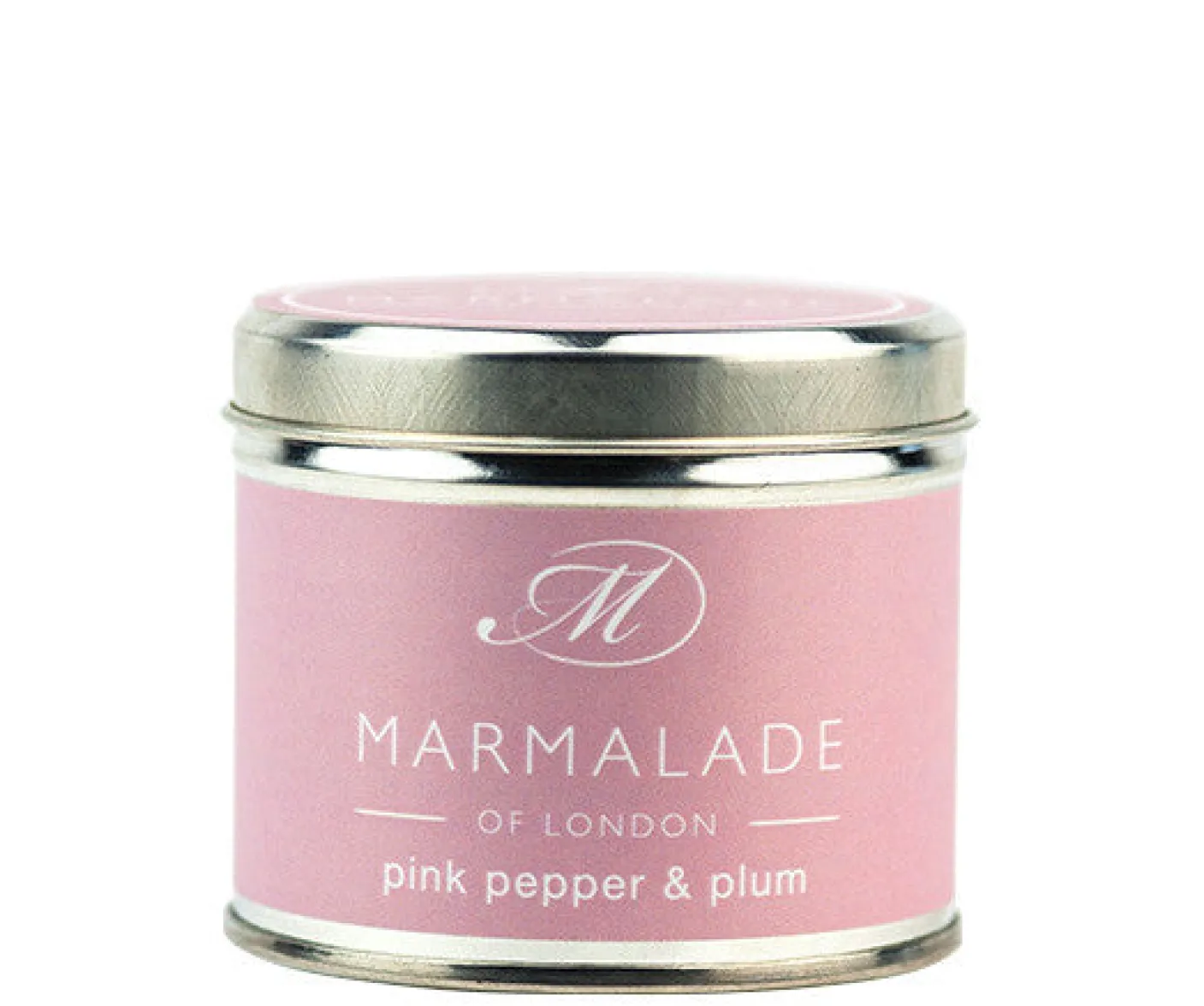 Pink Pepper & Plum Medium Tin Candle