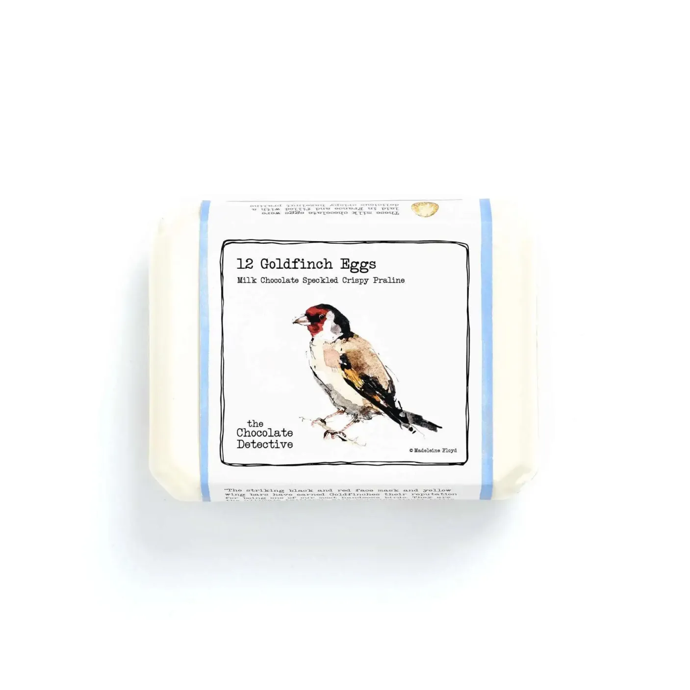 12 Gold Finch Eggs by The Chocolate Detective