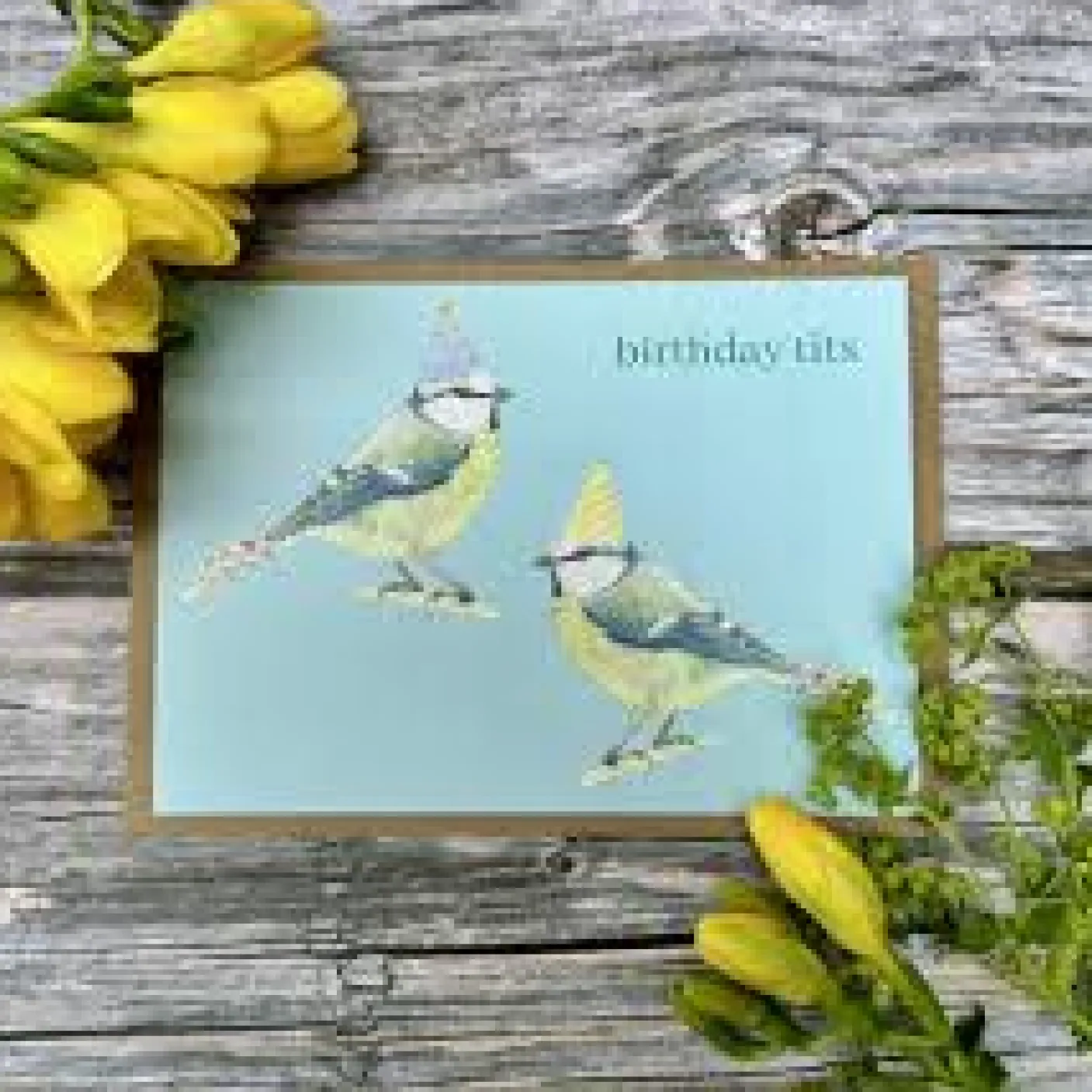 Birthday Tits Eco-Card