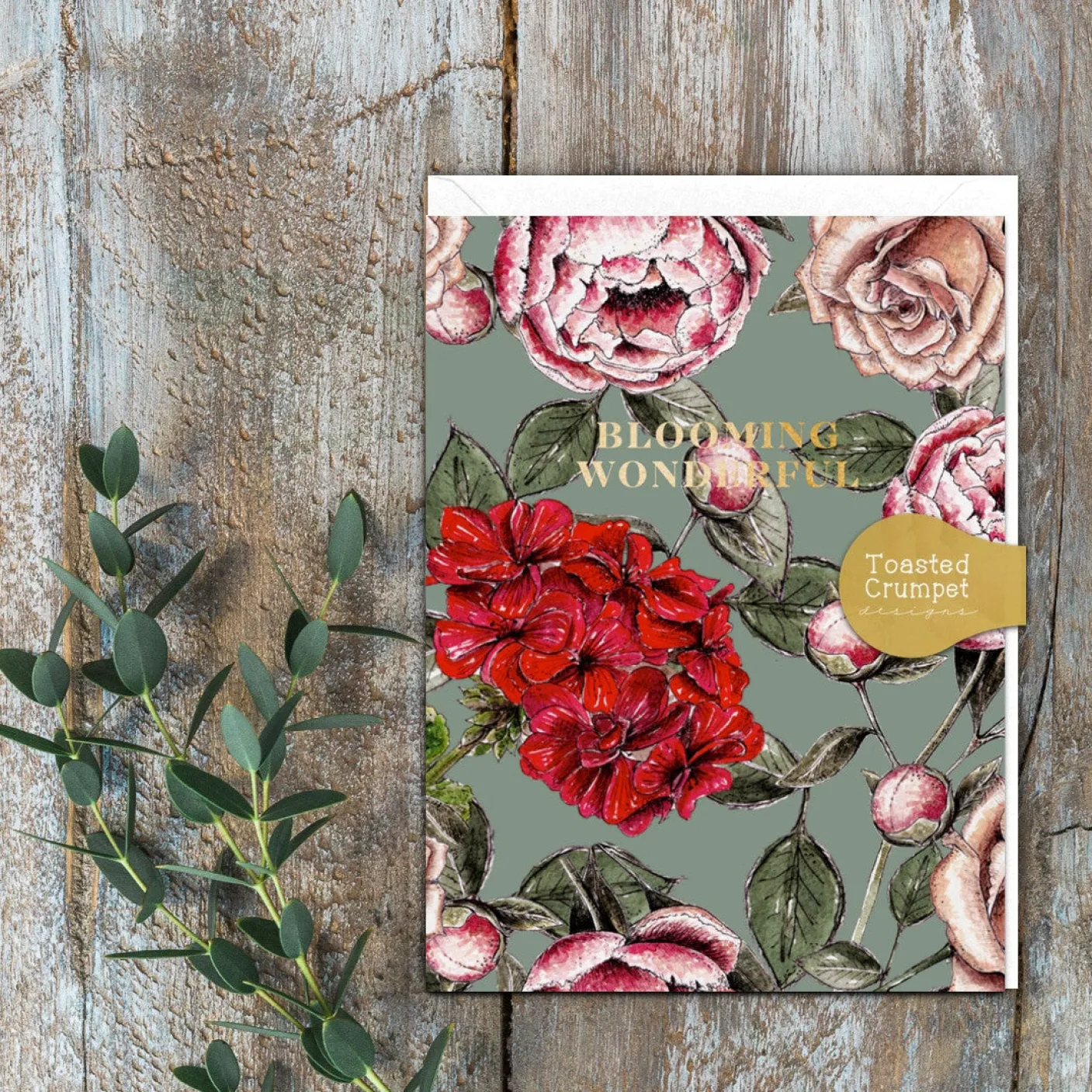 Blooming Wonderful - In Full Bloom - Greetings Card