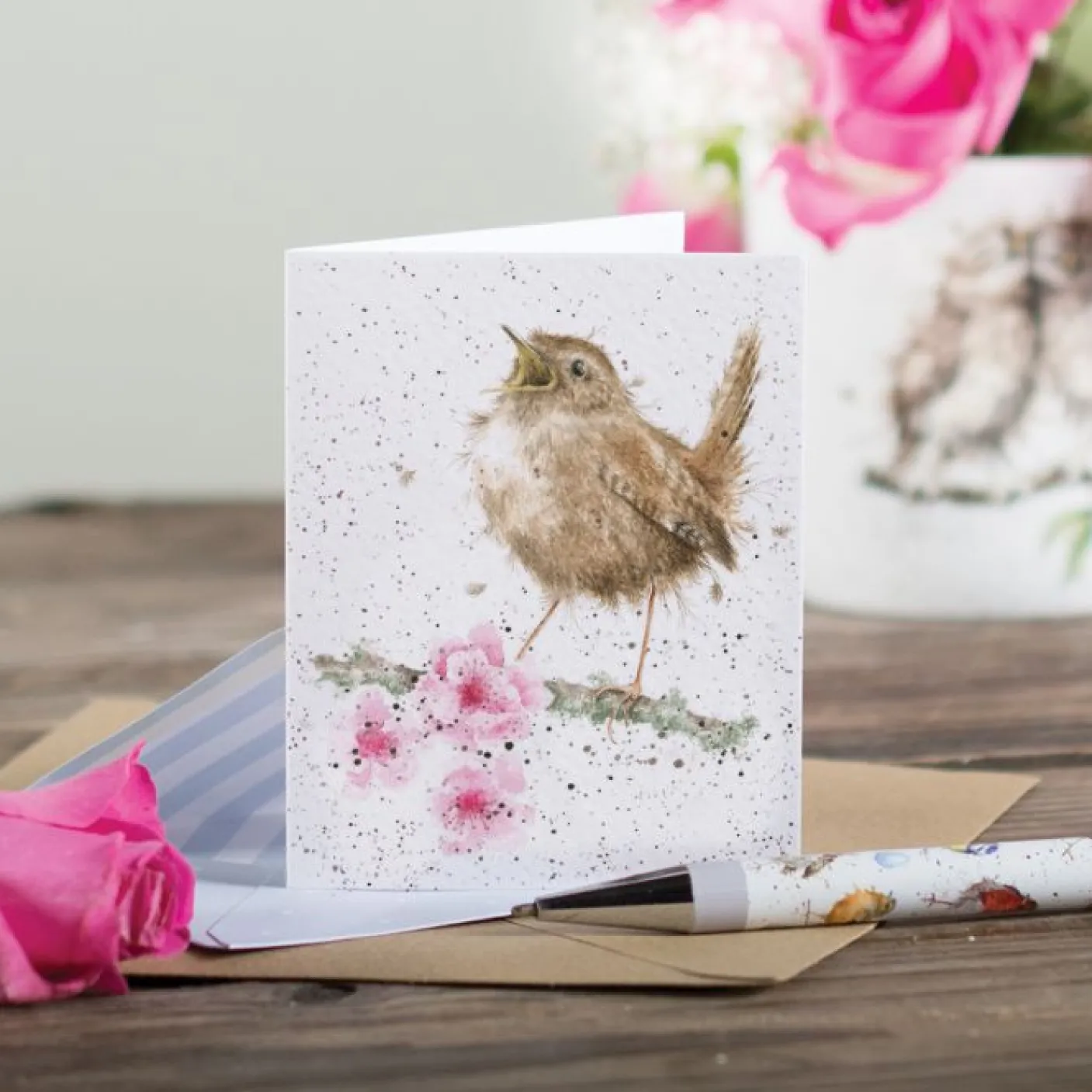 'Little Tweets' Wren Gift Enclosure Card