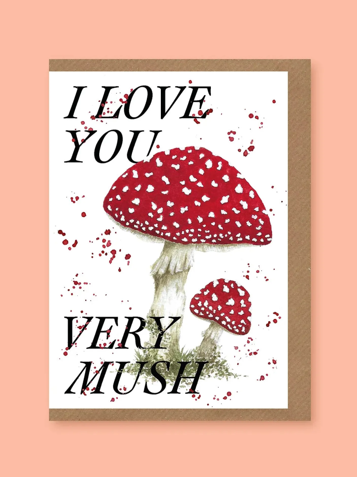 I Love You Very Mush Greetings Card