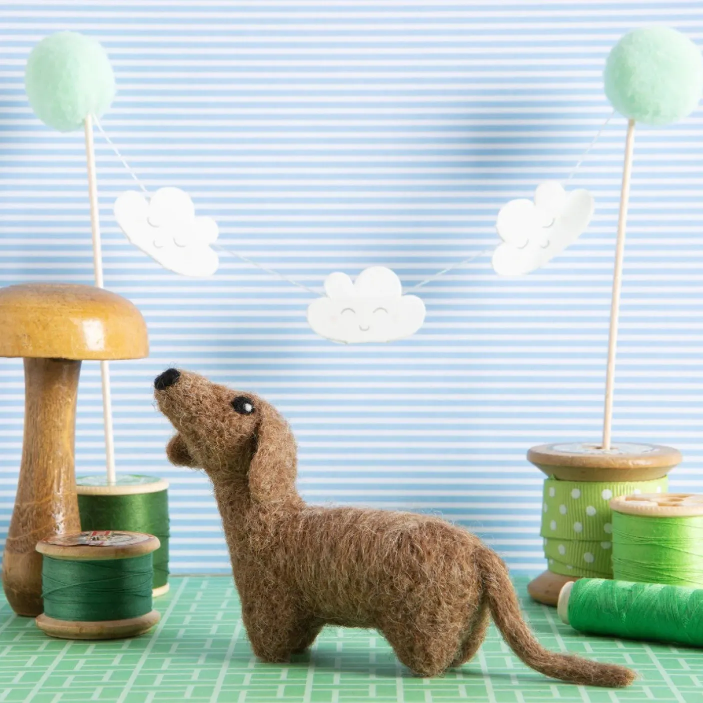 Dachshund Mini Felting Kit