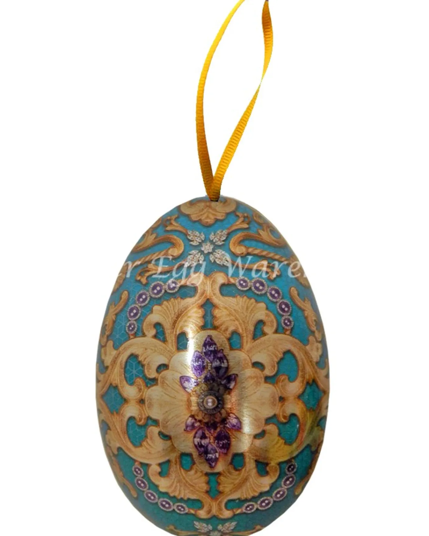 Damask Mini Tin Easter Eggs