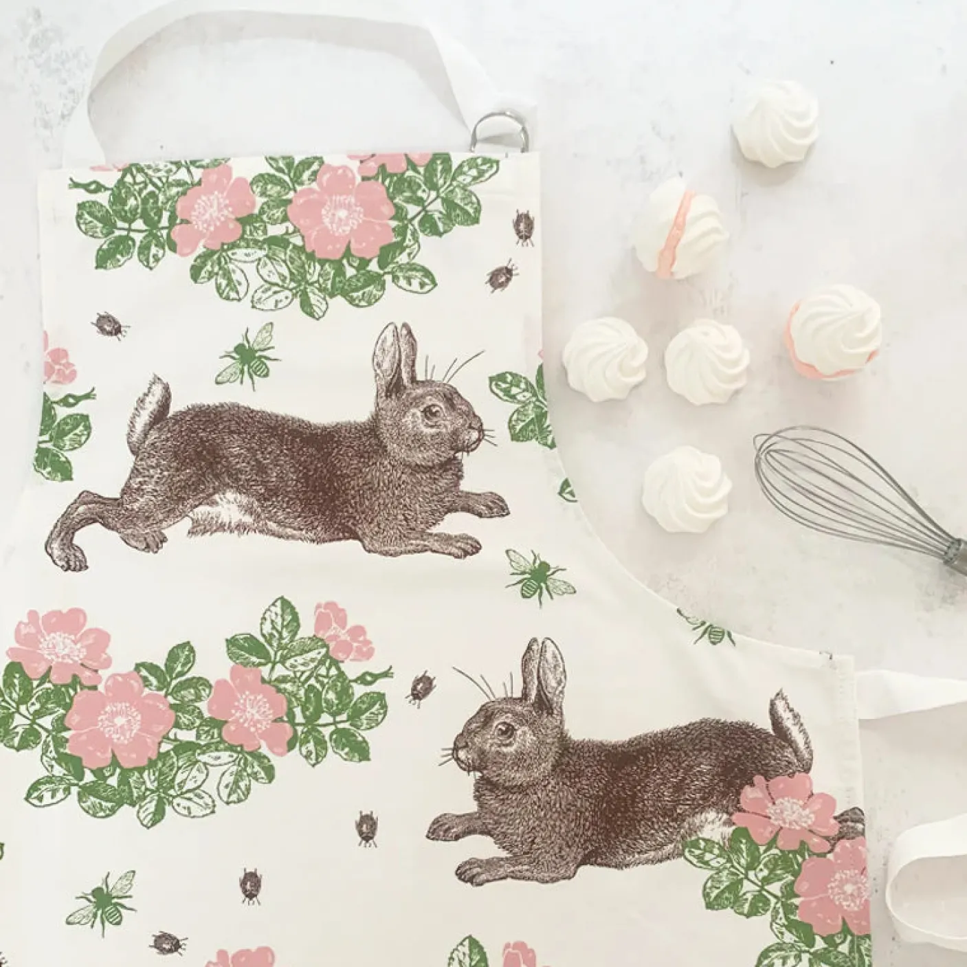 Rabbit & Rose Apron