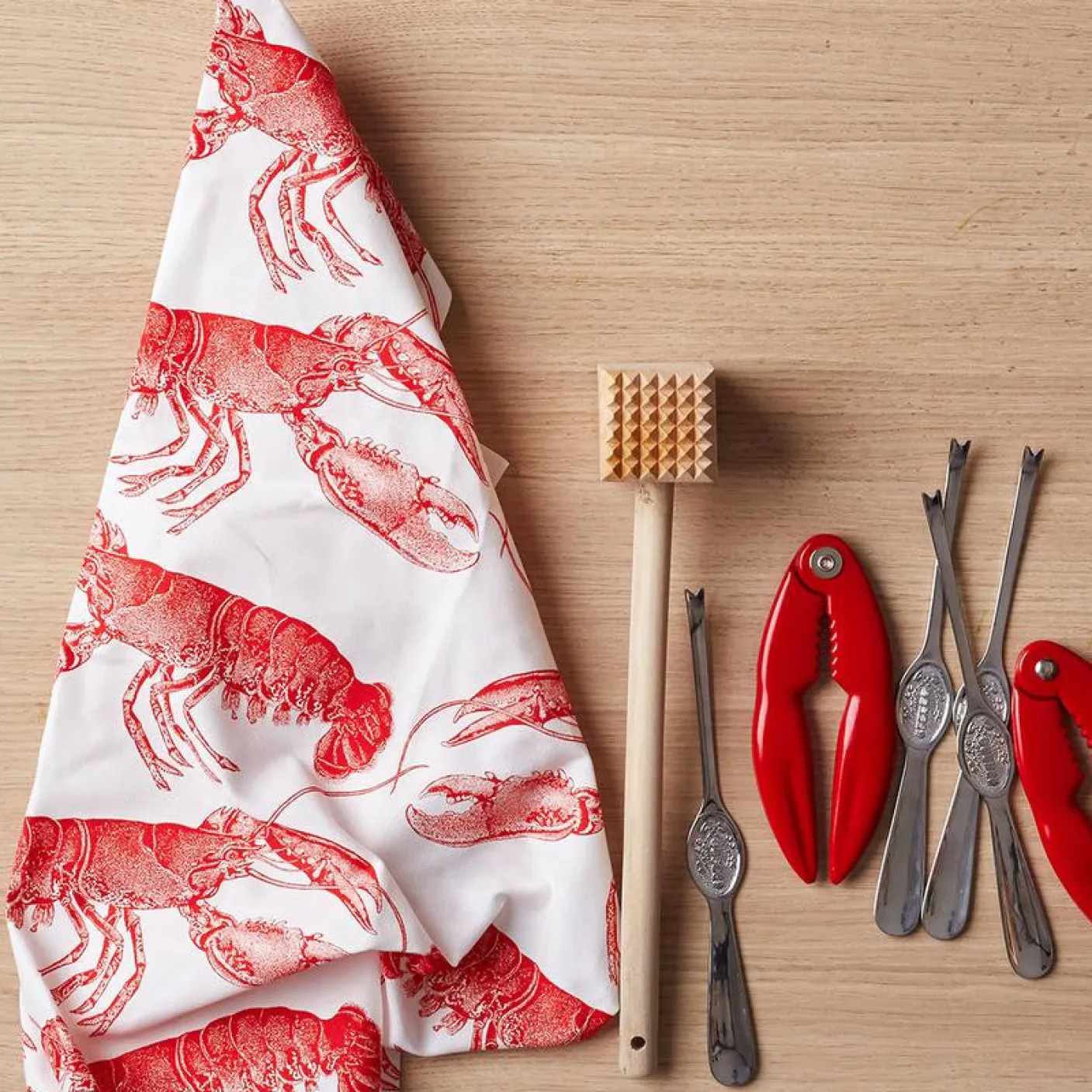 Lobster Tea Towel by Thornback & Peel