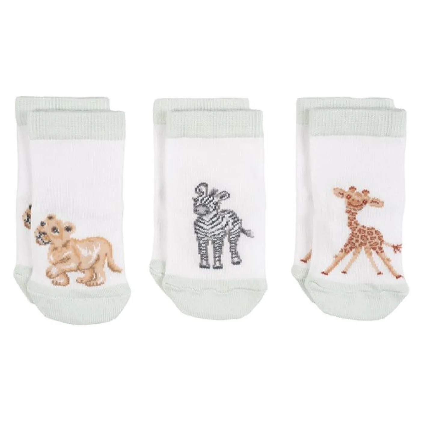 'Little Savannah' African Animals Baby Socks Set