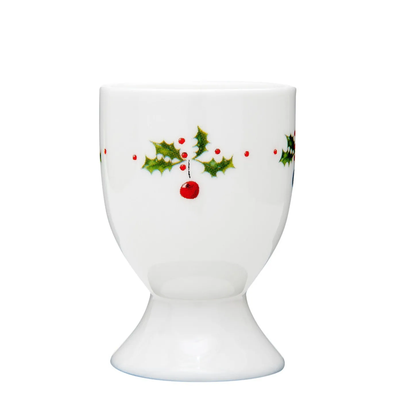 Jane Abbott Holly & Berry China Egg Cup
