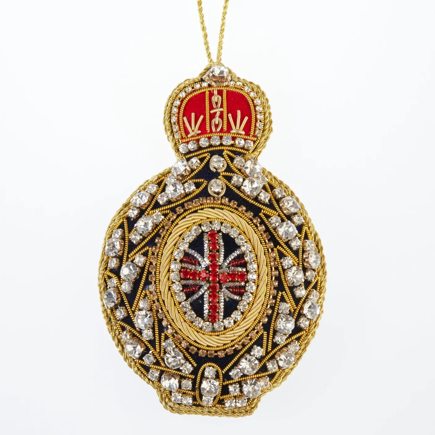 Crystal Union Jack Jewel Decoration by Tinker Tailor London