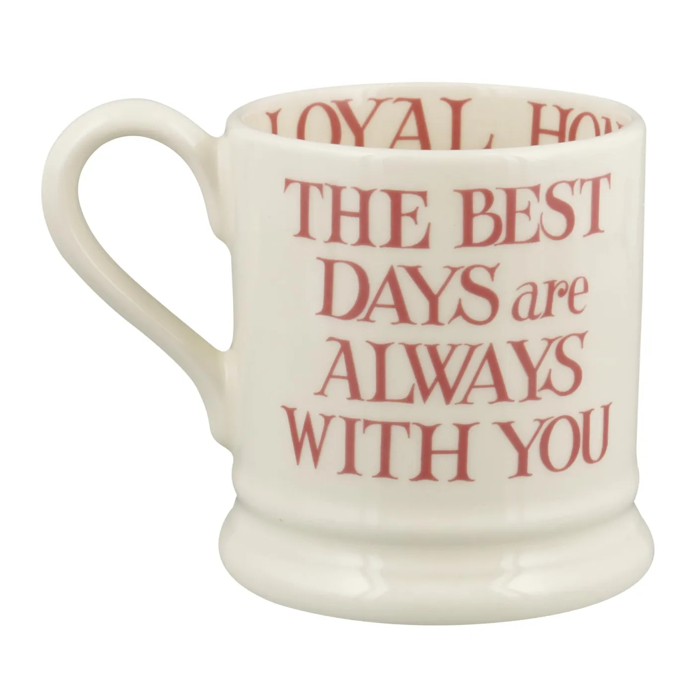 Pink Toast My Brilliant Friend 1/2 Pint Mug