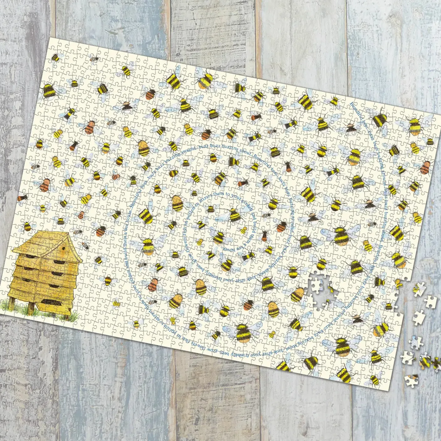 Bees 1000 Piece Jigsaw Puzzle