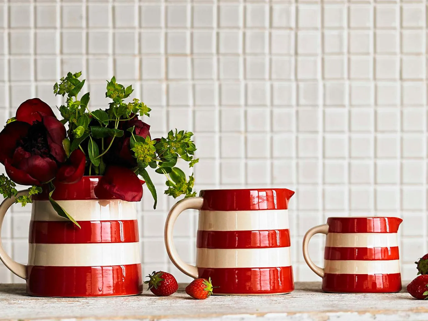 Cornishware Medium Dreadnought Jug