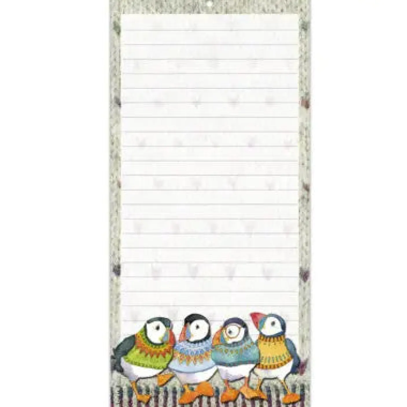 Woolly Puffins Lined Magnetic Pad