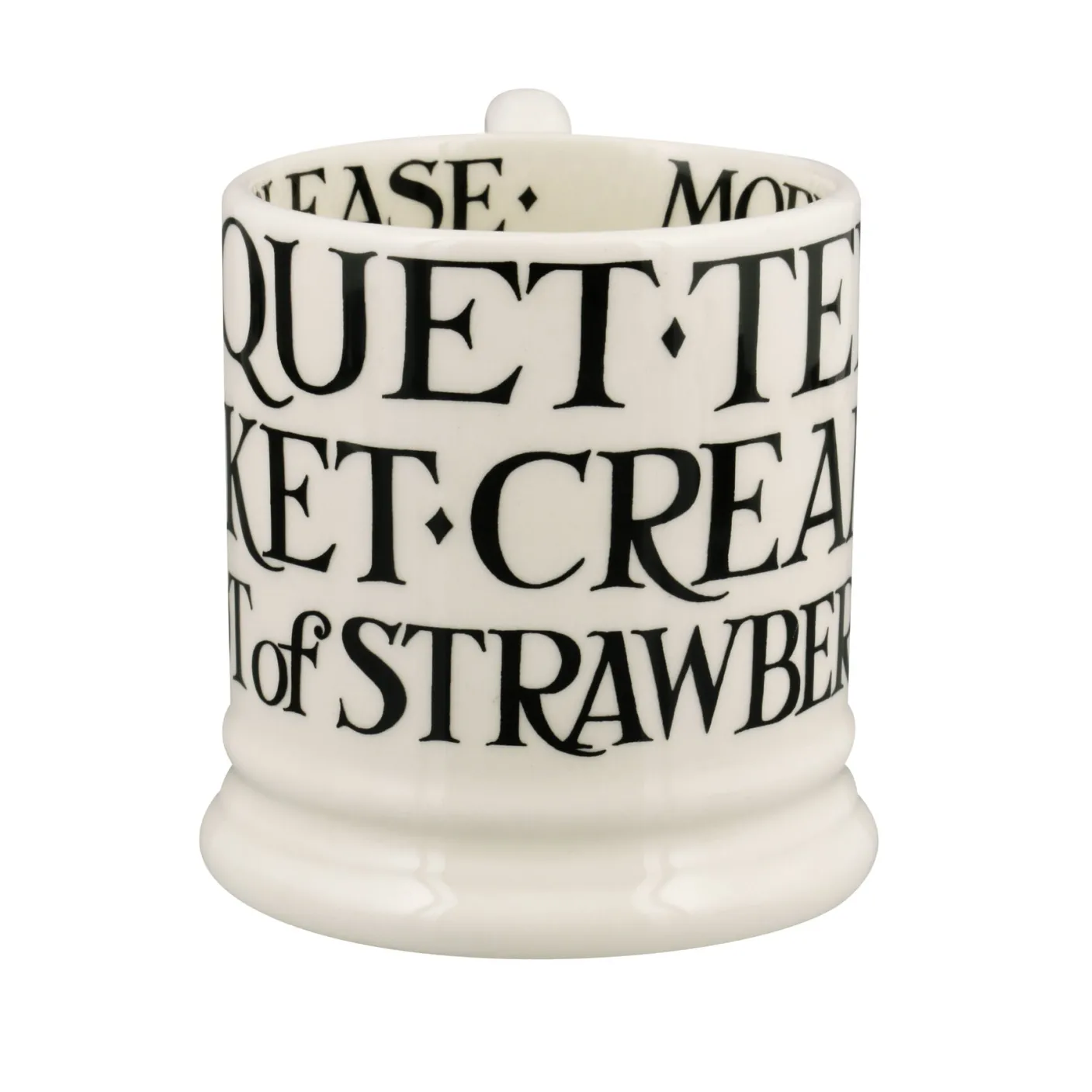 Black Toast Cream Tea 1/2 Pint Mug