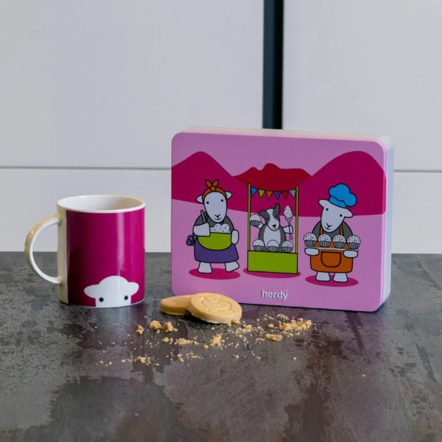 Herdy Shortbread Tin - Baking