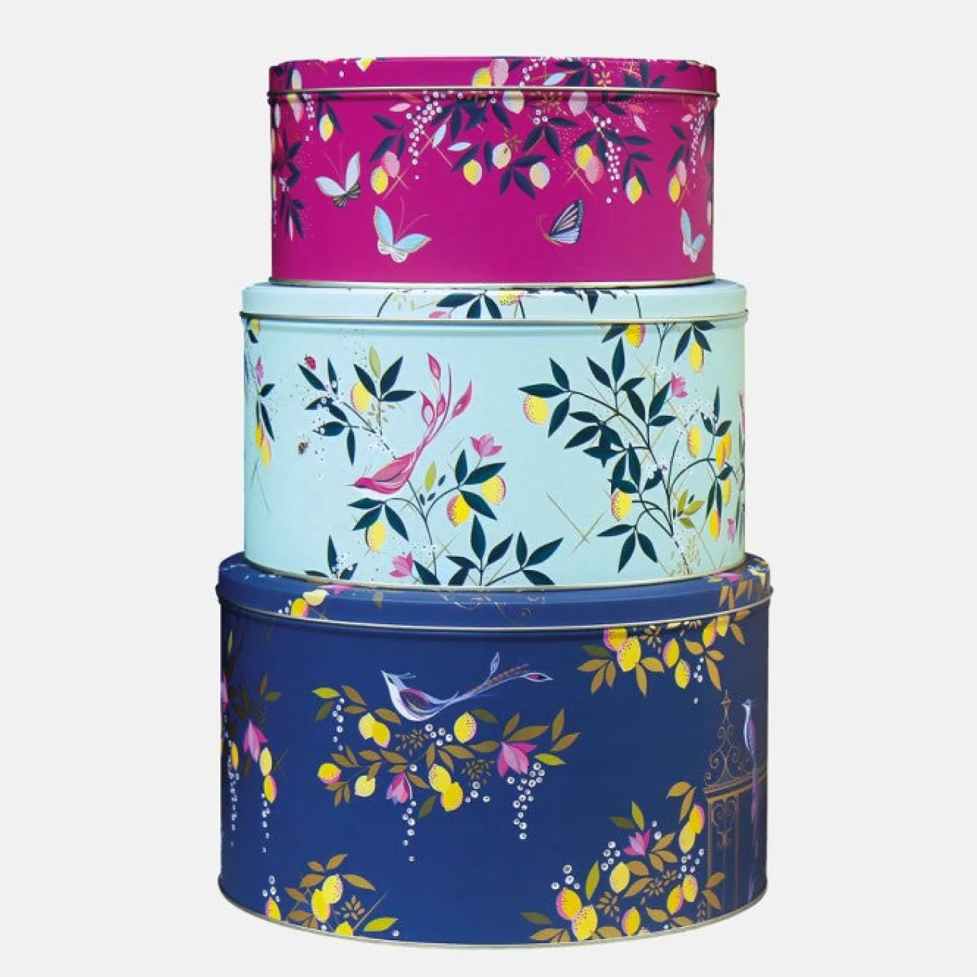 Sara Miller Orchard Set of 3 Round Cake Tins