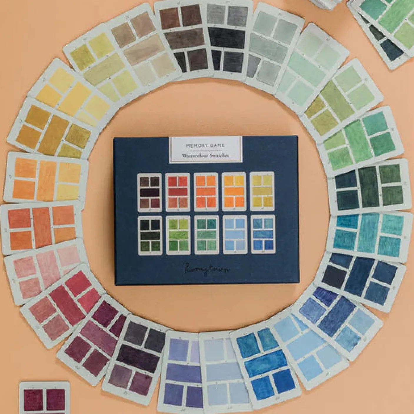 Watercolour Swatches Memory Game