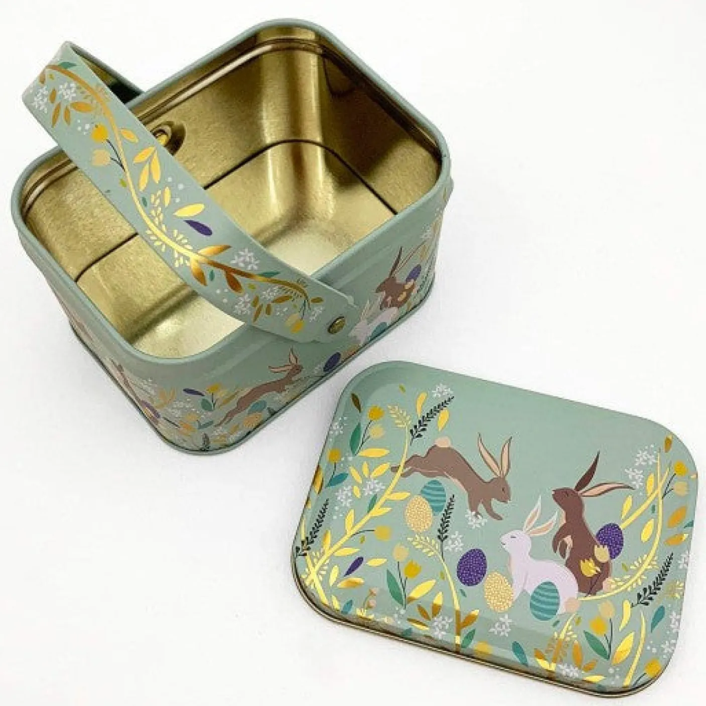 Sara Miller Mini Tin Easter Basket