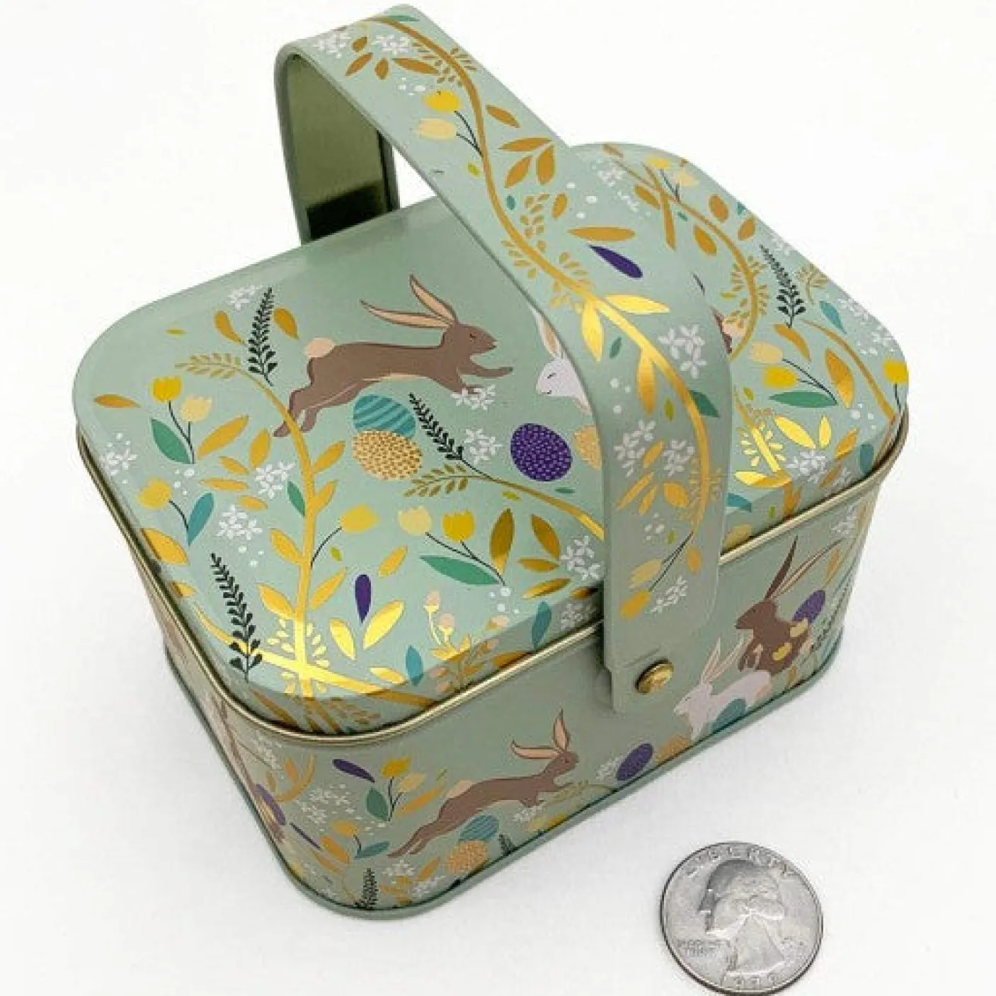 Sara Miller Mini Tin Easter Basket