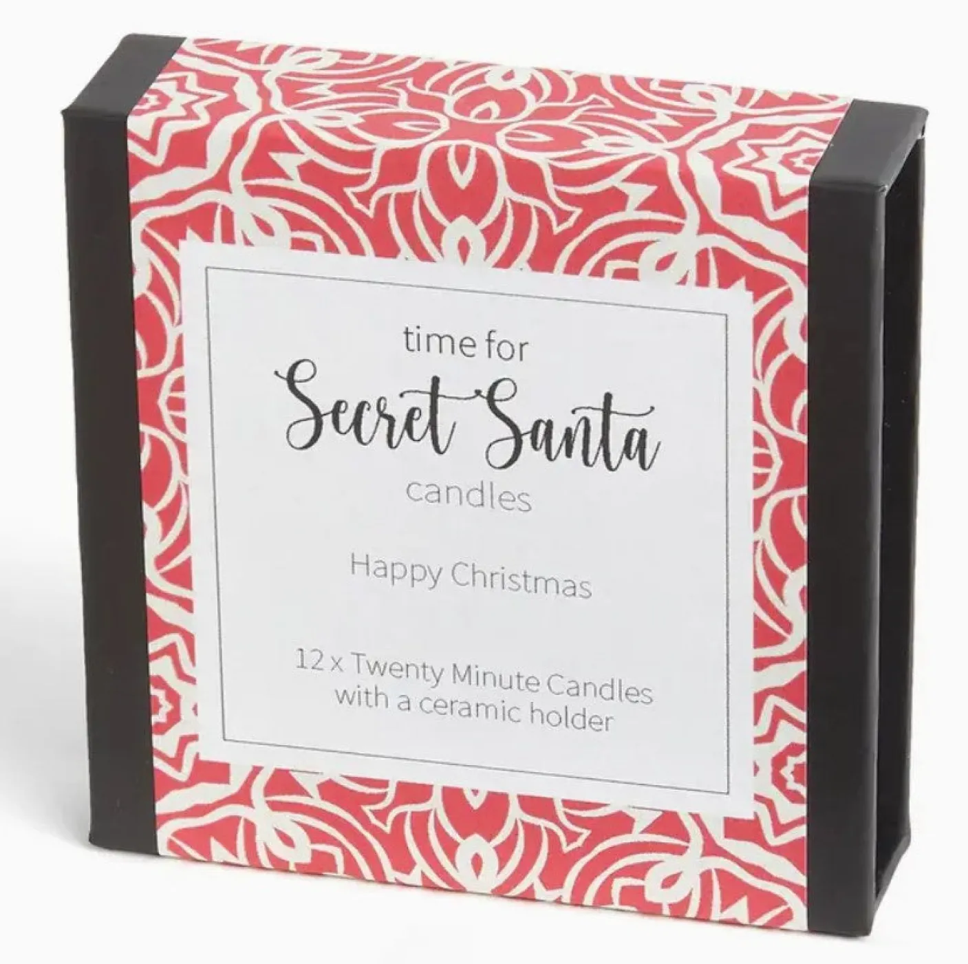 Time for Secret Santa Candle Set