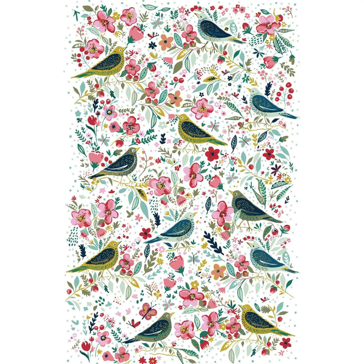 Dawn Chorus Tea Towel
