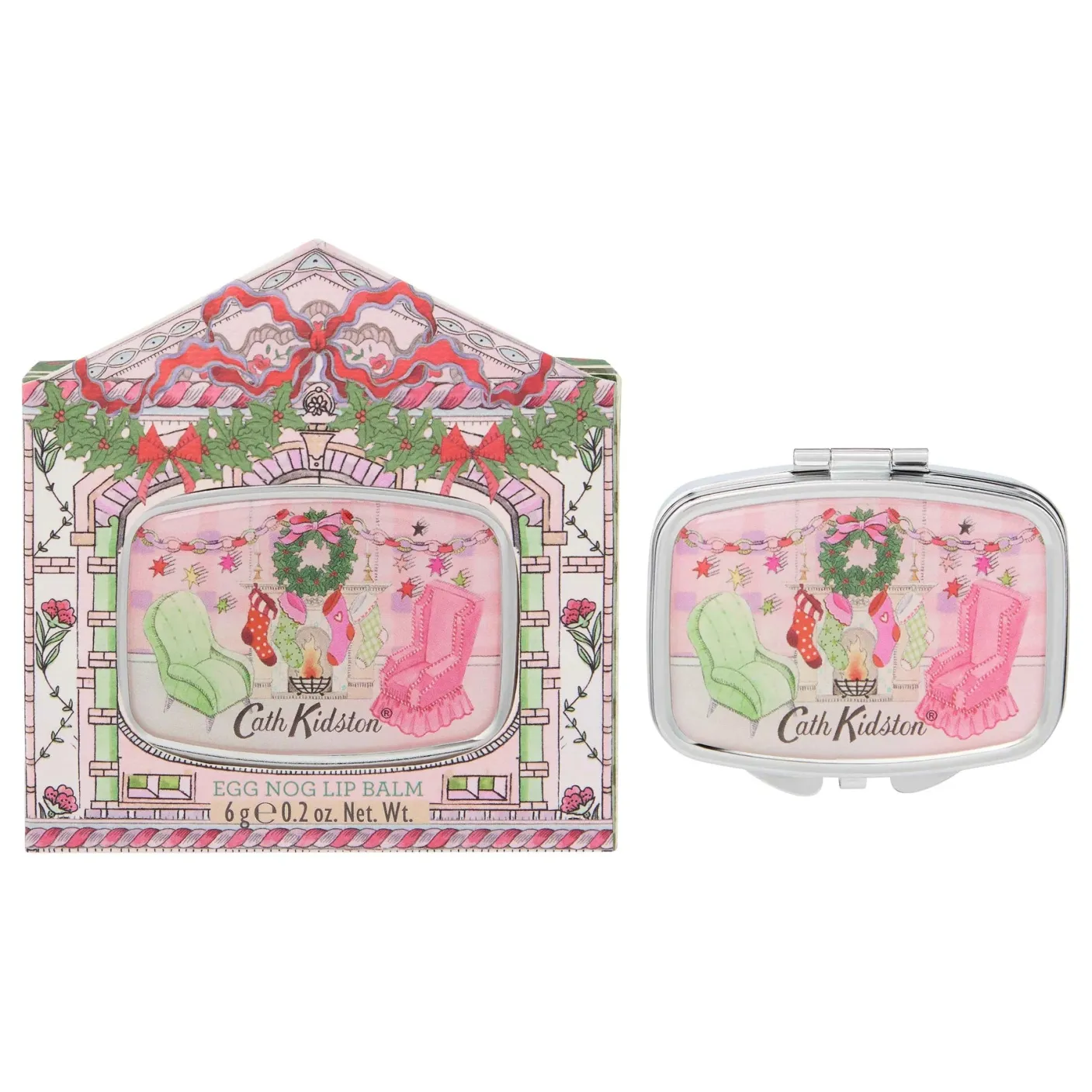 Cath Kidston Doll's House Mirror Compact Lip Balm