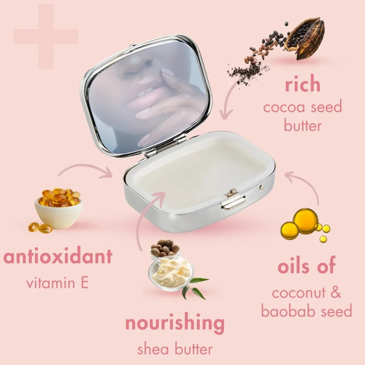 Cath Kidston Doll's House Mirror Compact Lip Balm