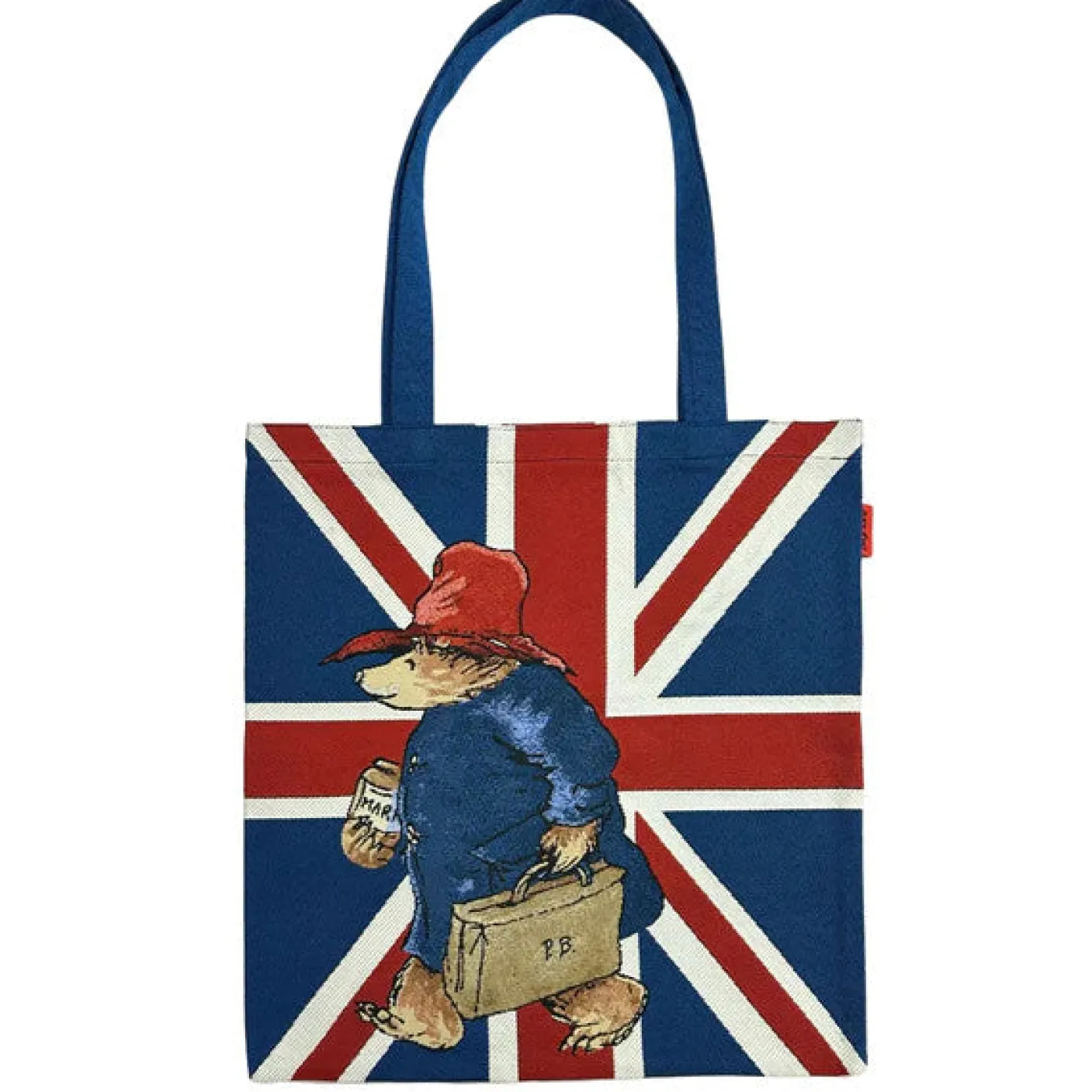 Paddington Bear Union Jack Flat Tote Bag