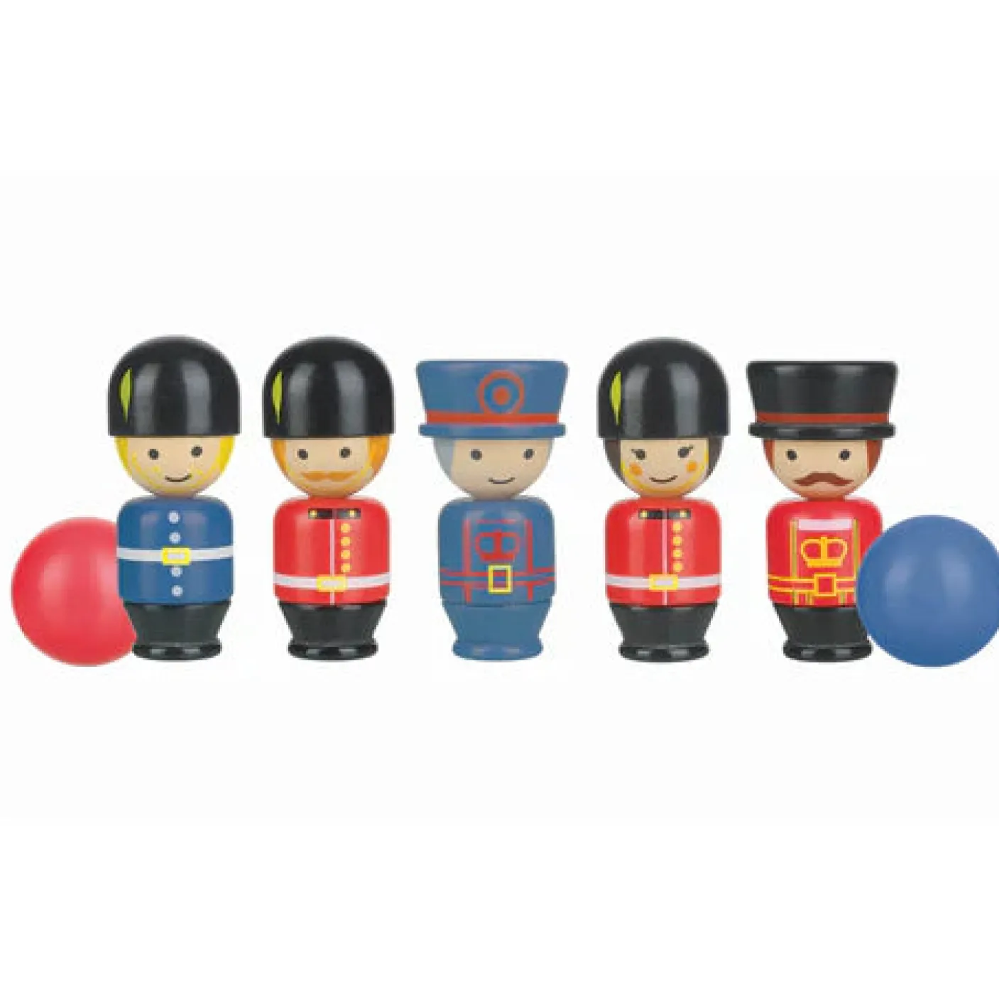 London Wooden Skittles Toy