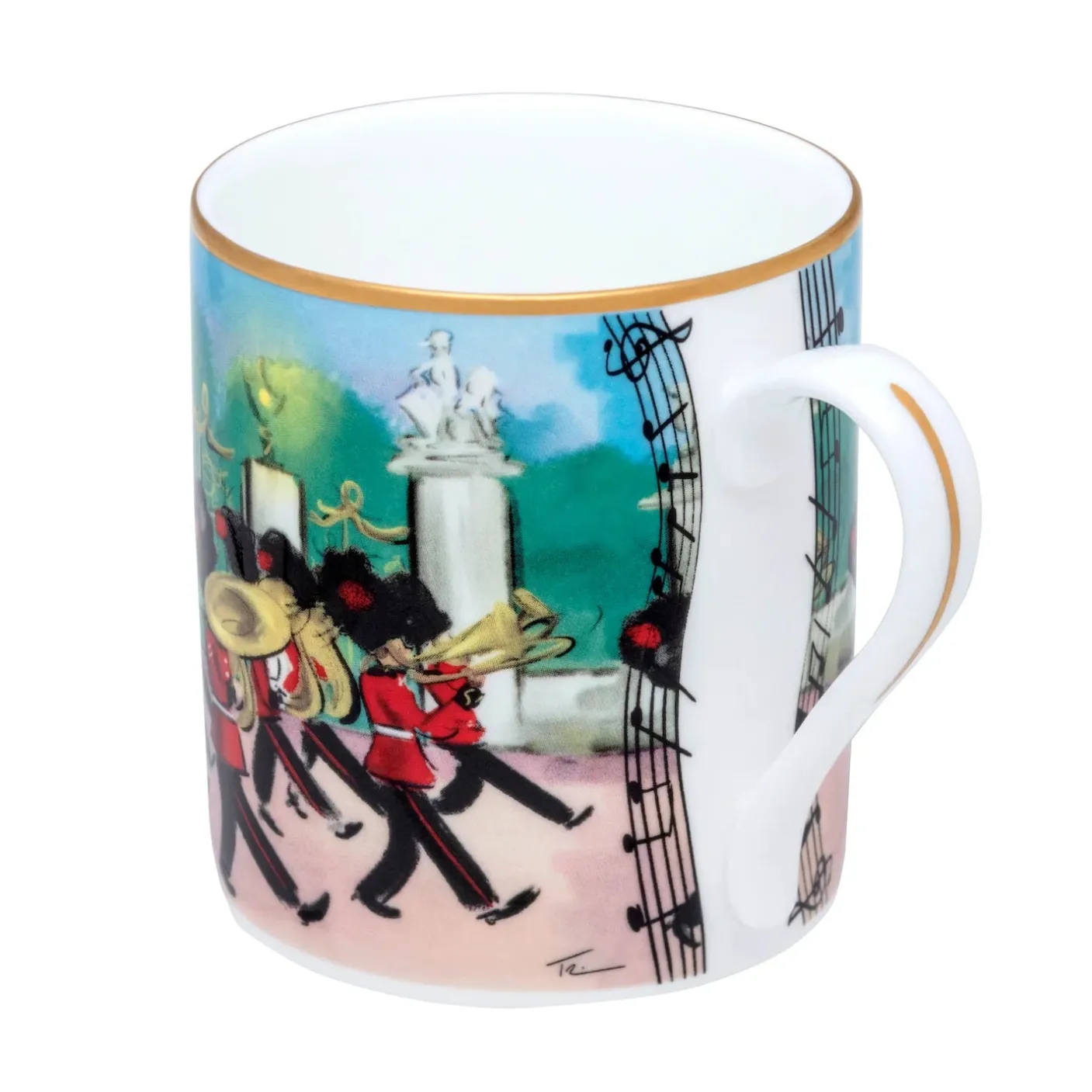 Marching Down The Mall Bone China Mug