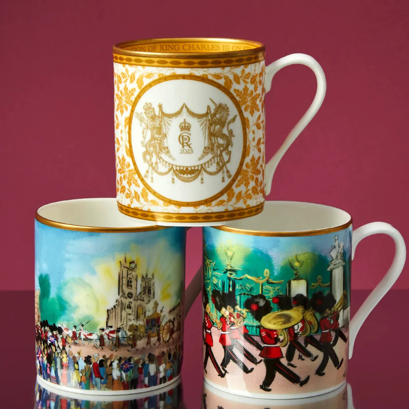 Marching Down The Mall Bone China Mug