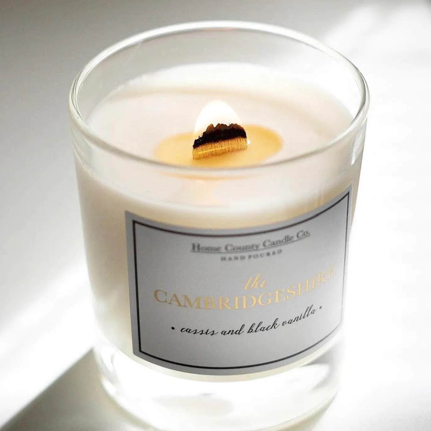 The Cambridgeshire Cassis and Black Vanilla Candle