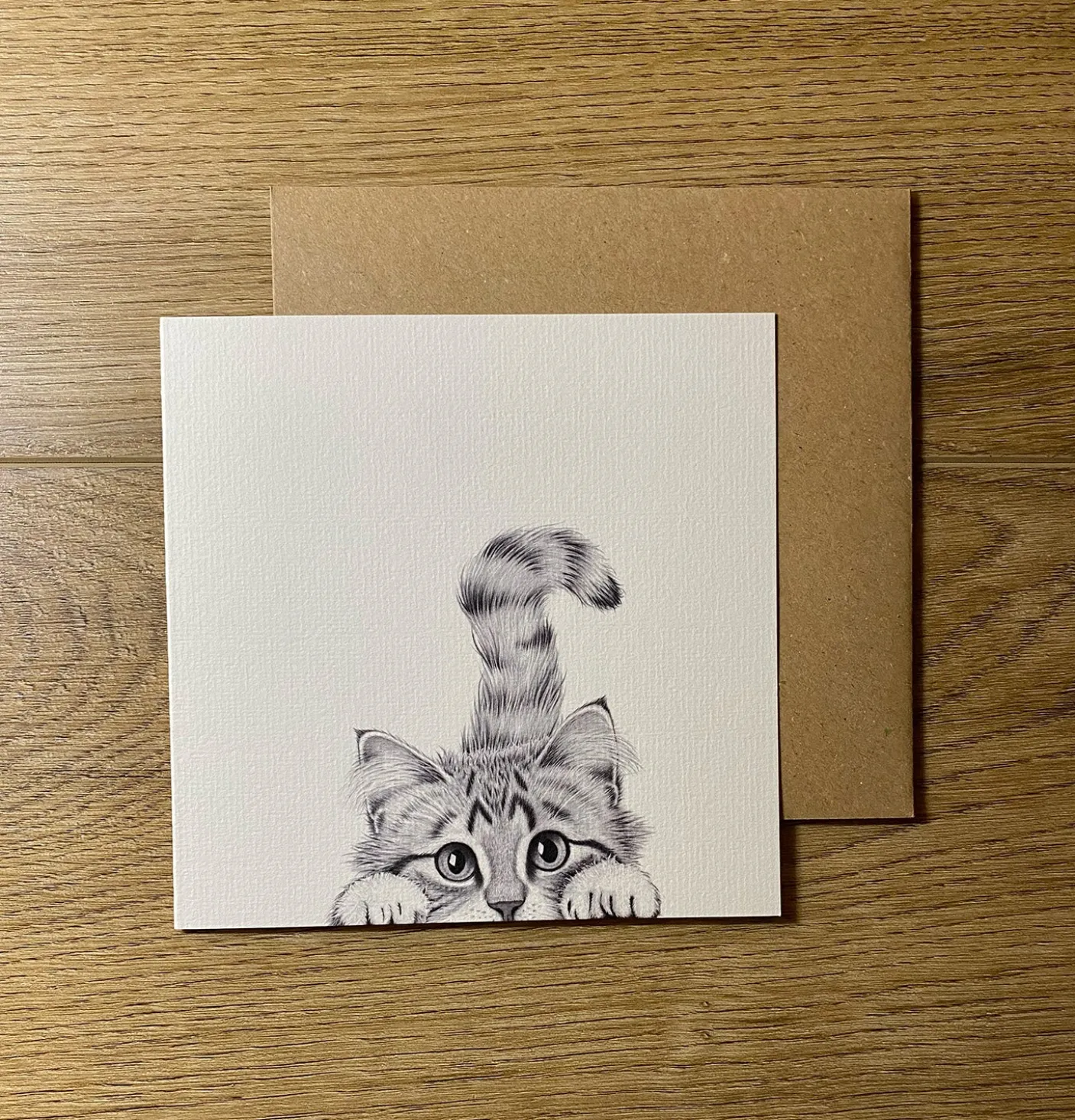 Chester Cat Greetings Card