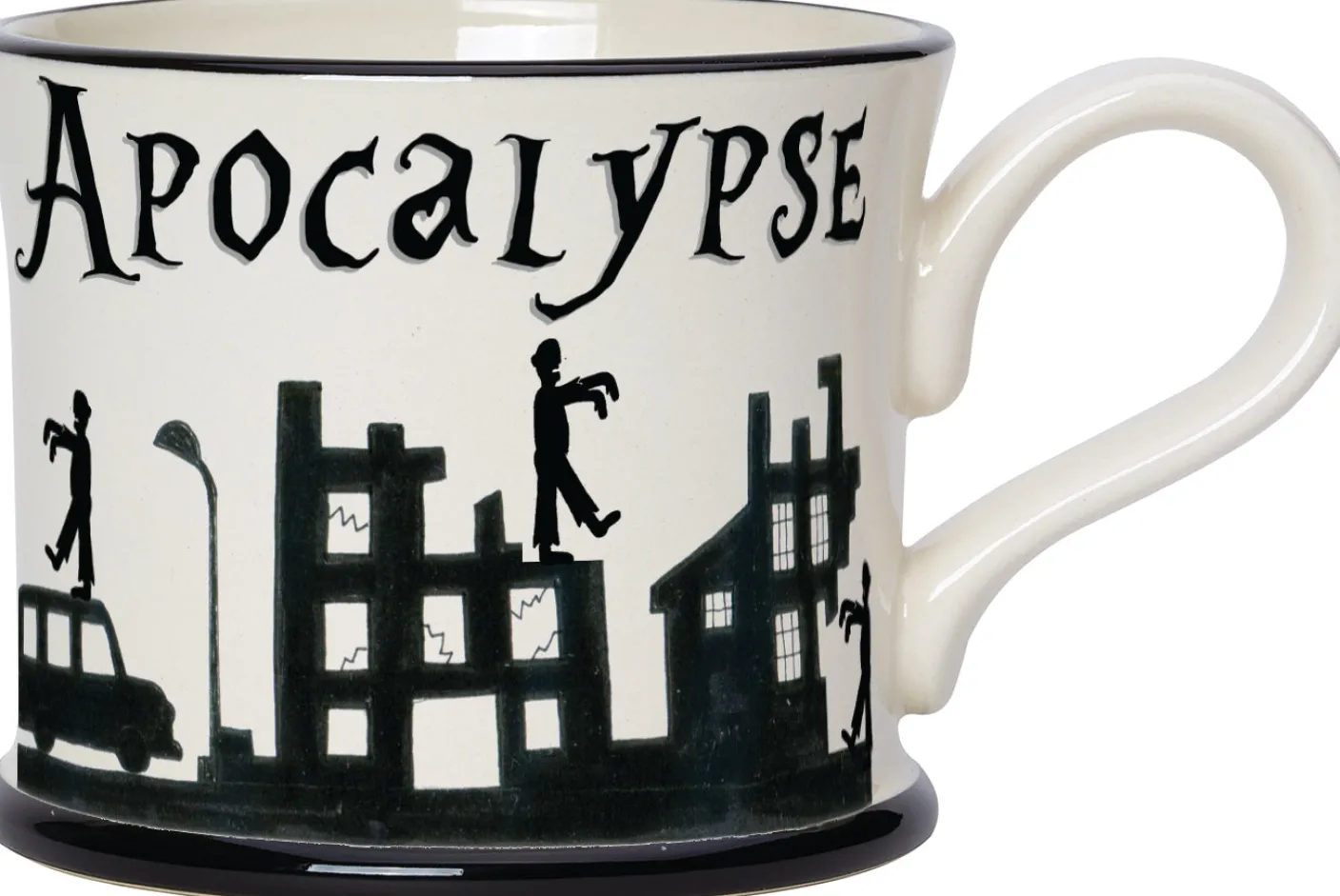 Zombie Apocalypse Mug by Moorland Pottery