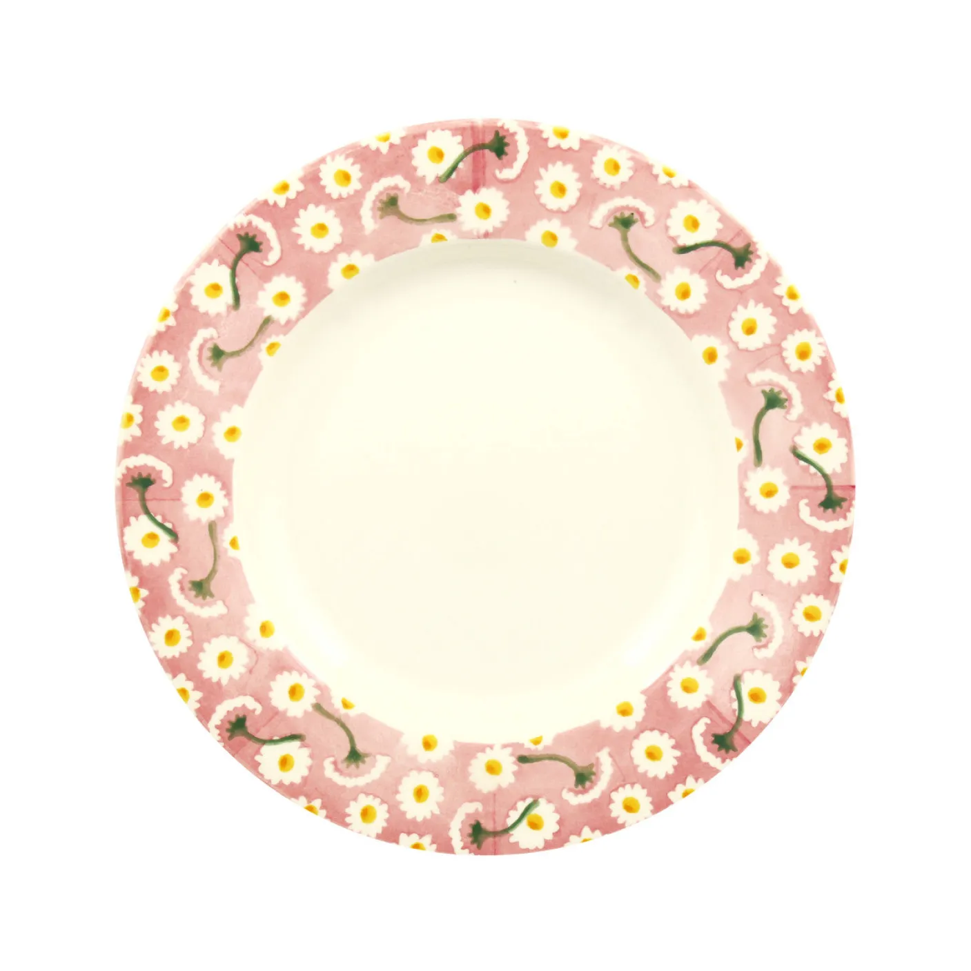 Pink Daisy  8 1/2 inch Plate
