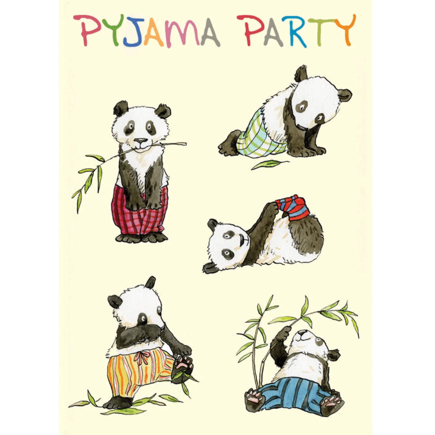 Pyjama Party Greetings Card