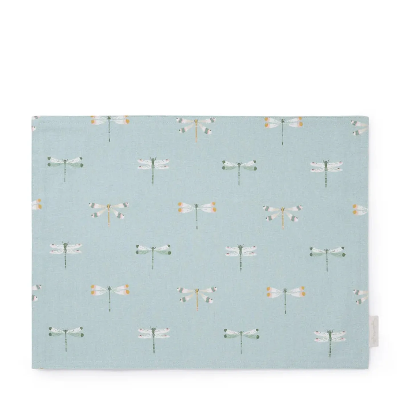 Watercolor Dragonfly Fabric Placemat - Set of 2